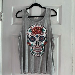 Plus Size Sugar Skull Tank